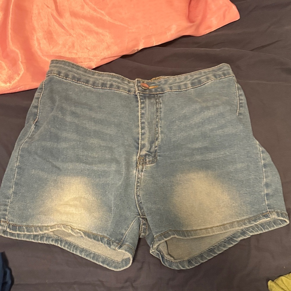 Casual Blue Denim Women's Jean Shorts